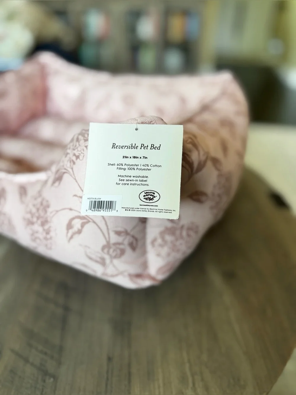 Laura Ashley Floral Pet Bed